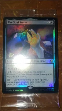 Magic the Gathering MtG The Soul Stone M Foil Legendary Artifact Infinity PRE - Image 1