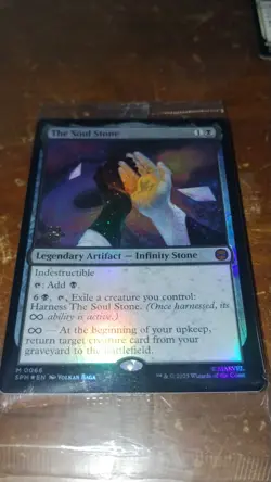 Magic the Gathering MtG The Soul Stone M Foil Legendary Artifact Infinity PRE - Image 2