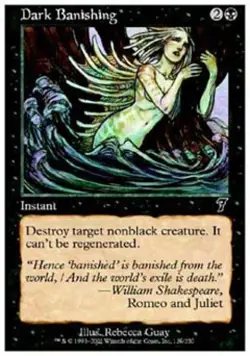 Dark Banishing - Light Play MTG 7th Edition - Image 1