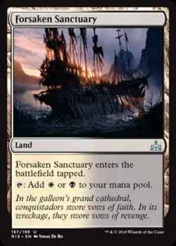 Forsaken Sanctuary -Foil Near Mint MTG Rivals of Ixalan - Image 1