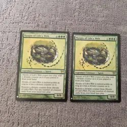 MTG 2 x Foil Myojin of Life's Web - Mystery Pack - Near Mint - Image 1