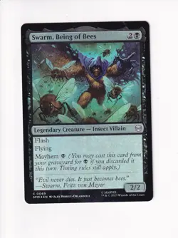 MAGIC THE GATHERING MTG MARVEL'S SPIDER-MAN FOIL SWARM, BEING OF BEES - Image 1