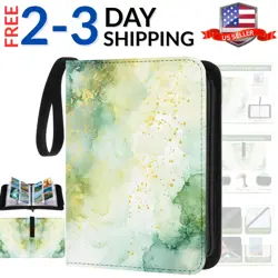 Card Binder 4/9 Pocket PU Waterproof Trading Binder Compatible with Mtg/ygo/t... - Image 1