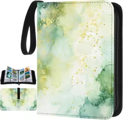 Card Binder 4/9 Pocket PU Waterproof Trading Binder Compatible with Mtg/ygo/t... - Image 2