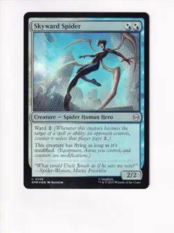 MAGIC THE GATHERING MTG MARVEL'S SPIDER-MAN FOIL SKYWARD SPIDER - Image 1