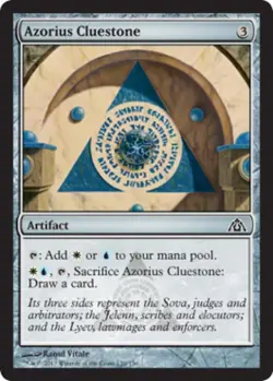 Azorius Cluestone -Foil Light Play MTG Dragon's Maze - Image 1