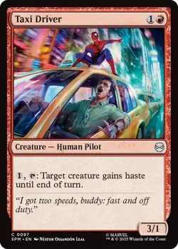Taxi Driver - FOIL - Marvel's Spider-Man - MTG - Image 1