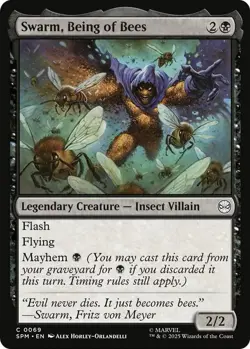 Swarm, Being of Bees - FOIL - Marvel's Spider-Man - MTG - Image 1