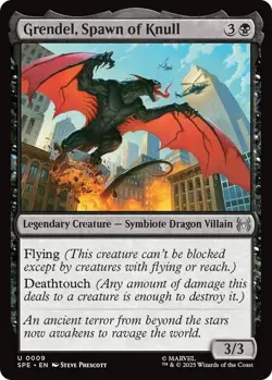 Grendel, Spawn of Knull - FOIL - Marvel's Spider-Man: Eternal-Legal - MTG - Image 1