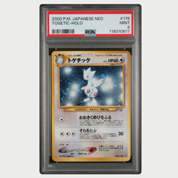 PSA 9 Pokemon Togetic Holo Japanese Neo 2000 - Image 1