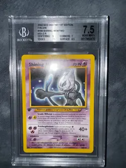 Pokemon Shining Mewtwo 109/105 Neo Destiny 1 ED BGS 7.5 ITA - No Charizard - Image 1