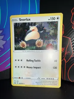 Snorlax #140/202 Cosmos Holo Rare 2020 Pokemon Sword & Shield - Image 1