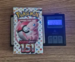 HEAVY Pokemon 151 Booster Pack 22.82g ENGLISH - Charizard Blastoise Venusaur U - Image 1