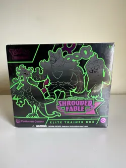 Pokemon Shrouded Fable Pokemon Center ETB + Protective Case | *Damaged Corners* - Image 2