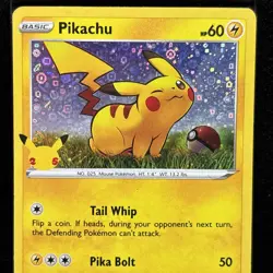 Pikachu SWSH039 Black Star Promo 2020 Holo Rare Holo Pokemon TCG - Image 2