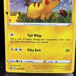 Pikachu SWSH039 Black Star Promo 2020 Holo Rare Holo Pokemon TCG - Image 3