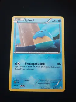Spheal 29/124 Dragons Exhalted Common Regular 2012 Pokemon Card TCG Trading Game - Image 1