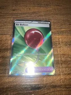 AIR BALLOON Ultra Rare Holo Trainer #166/132 Pokemon Mega Evolution English - Image 2