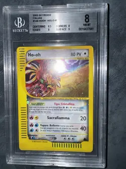Pokemon Ho-oh Crystal 149/144 Skyridge Holo ITA BGS 8 - No Charizard Gold Star - Image 1