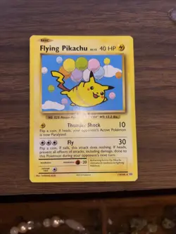 Flying Pikachu 110/108 Evolutions Secret Rare Non Holo Pokemon Card - Image 1