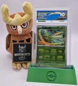 Scyther 123/165 (Masterball) Sv2a 151 Japanese Holo Graded (ACE 10) Pokemon - Image 1