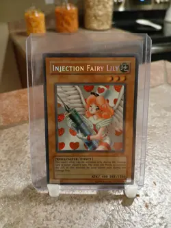 Yugioh TCG Injection Fairy Lily LOD-100 Secret Rare Unlimited (LP/Mod Play) - Image 1
