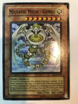 Yugioh Yu-Gi-Oh Majectic Mech - Goryu Ultimate Rare 1st Edition LP EOJ-EN016 - Image 1