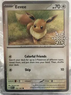 Eevee SV: Scarlet & Violet 151 #133/165 Common Pokemon Card - Image 1