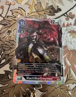 Digimon Card Game BlackWarGreymon BT8-070 SR - Image 1