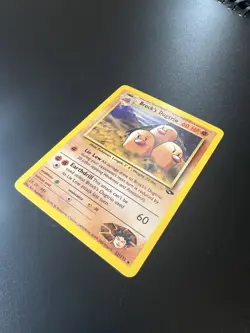 Brock’s Dugtrio 22/132 Gym Challenge Unlimited 2000 Pokemon Card Rare NM - Image 3
