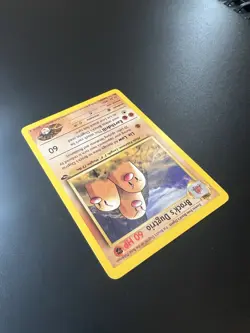 Brock’s Dugtrio 22/132 Gym Challenge Unlimited 2000 Pokemon Card Rare NM - Image 4