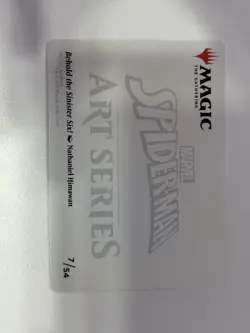 Behold The Sinister Six Art Card 7/54 Gold Stamped Signature Magic The GatherIng - Image 2
