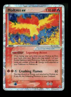 Moltres ex 115/112 EX FireRed LeafGreen 2004 Secret Rare Pokemon Card TCG - Image 1