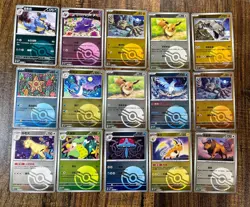 Pokemon Simplified Chinese 151c 41 Reverse Holo and Holo card lot - Image 3