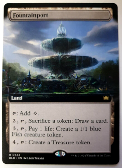 MTG Bloomburrow - Fountainport - Extended Rare - 0368 NM - Image 1