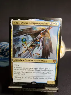 Ishai, Ojutai Dragonspeaker Commander Anthology Volume II Foil CM2 12 Bird Monk - Image 1