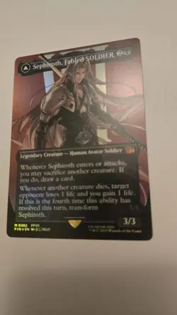 Sephiroth, Fabled SOLDIER (0382) (Borderless) Final Fantasy Foil - Image 1