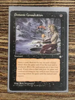 MTG Demonic Consultation Ice Age - Image 1