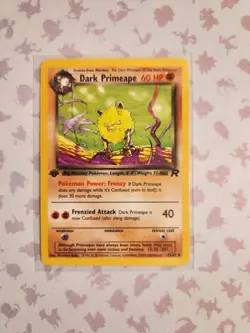 Dark Primeape 43/82 1st Edition Team Rocket Pokemon TCG - Image 1