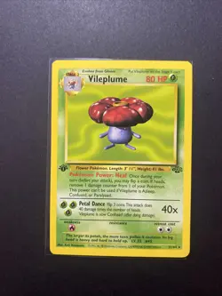 Vileplume 31/64 Jungle Regular Non Holo 1st Edition Pokemon WOTC NM - Image 1