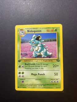 Nidoqueen 23/64 Jungle Regular Non Holo 1st Edition Pokemon WOTC NM/LP - Image 1