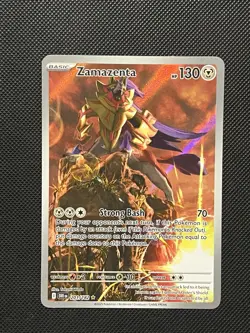 Pokemon Destined Rivals - Zamazenta - 201/182 - Illustration Art Rare - M/NM - Image 2
