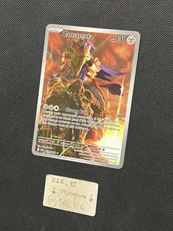 Pokemon Destined Rivals - Zamazenta - 201/182 - Illustration Art Rare - M/NM - Image 4