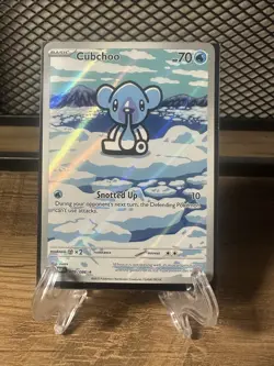Pokemon TCG - Cubchoo - 109/086 - Illustration Rare - SV: Black Bolt - Image 1