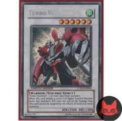 Yugioh Turbo Warrior CT05-EN004 Secret Rare LP - Image 1