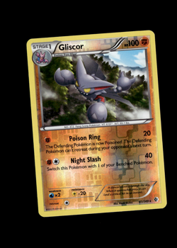 Pokemon 2012 Light Play Gliscor Boundaries Crossed REVERSE 81/149 Card - Image 1
