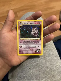 Pokemon TCG Sabrina's Gengar Gym Heroes Holo Rare Card 14/132 MP+/LP - Image 1