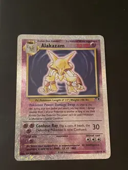 Alakazam 2002 Legendary Collection Reverse Holo Pokemon Card Rare 1/110 - Image 1