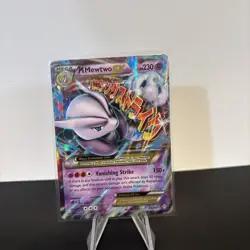Pokemon TCG M Mewtwo EX 63/162 Ultra Rare Holo Card XY Breakthrough - Image 1