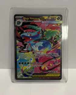 Mega Venusaur EX SIR 177/132 Mega Evolution English pokemon TCG Near Mint Card - Image 1